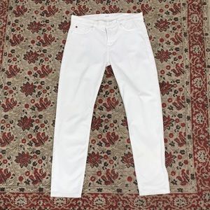 Hudson white jeans size 28